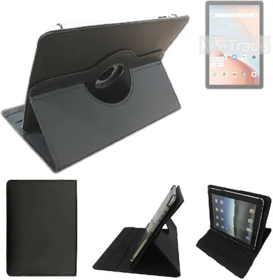 Produktbild von High quality kompatibel mit Blackview Tab 7 Wi-Fi Schutz Hülle 360° Tablet Case Schutzhülle Flip Cover  schwarz. Tablet Hülle drehbar