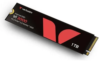 Productafbeelding van Interne SSD-schijf Verbatim Vi3000 M.2 PCIe NVMe, 1 TB, leessnelheid 3100 MB/s, schrijfsnelheid 2200 MB/s