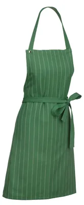 Schürze Cora Streifen, 2er-Pack, 80x67 cm, Baumwolle, Grün