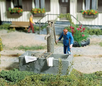 Produktbild von POLA G 333212 - 1/22,5 / G Pumpbrunnen mit Wassertrog -