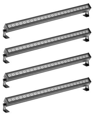 Produktbild von Wandfluterlicht, RGB-Farbeffekte, flexible Steuerungsoptionen, schwarz, EU-Stecker
