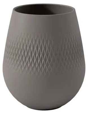 Produktbild von Manufacture Collier taupe Vase Carré klein 124 mm, 1100 ml | Villeroy & Boch | Art.-Nr. 1016875514 | EAN 4003686417069