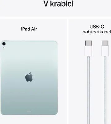 Apple iPad Air 13 Zoll/(M3) Wi-Fi + Cellular/12,9 Zoll/2732 x 2048/8 GB/256 GB/iPadOS18/Blau