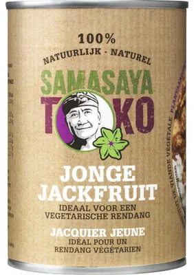 Immagine prodotto di Samasaya Jackfruit naturel 400g – Jackfruit vegano e versatile come sostituto della carne