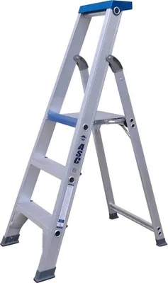 Produktbild von Aluminium Trittleiter 3 Stufen Leiter Stufenleiter Stehleiter