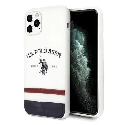 Obrázek produktu pro Pouzdro US Polo Tricolor Blurred pro iPhone 11 Pro Max, bílé