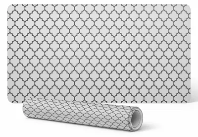 Produktbild von Rutschfeste Schreibtischunterlage mit geometrischem Muster, 90 x 45 cm