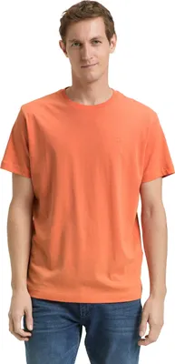 Produktbild von Tom Tailor T-Shirt Regular Fit Rundhalsausschnitt kurzärmlig Baumwolle Stickerei atmungsaktiv
