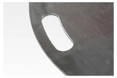 Produktbild von Feuerplatte 80 cm mit Tragegriff, 5 mm dick