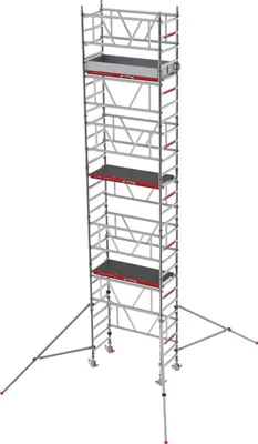 Produktbild von Altrex MiTower PLUS Fahrgerüst 1-Person-Aufbau Aluminium mit breiter Fiber-Deck Plattform 0,75x1,72m 5,20m AH