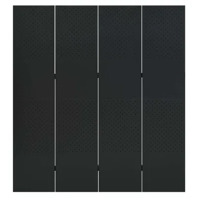 Immagine prodotto di Paravento a 4 Pannelli Nero 160x180 cm in Acciaio