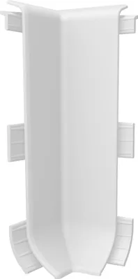 Produktbild von VILO Innenecke LINELA - PVC Eckverbinder für Fußleisten - Wasserfest & Stoßfest - 2 Stück - Weiß