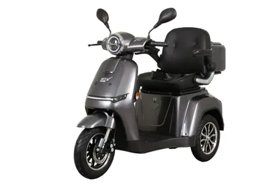 Produktbild von Elektro Seniorenmobil E-Rider 1000 - 25 km/h grau mit Top Case Aktiv Mobil