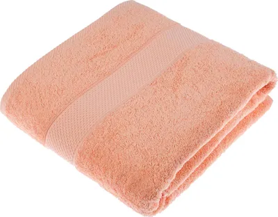 Obrázek produktu pro HOMESCAPES Plážová osuška z froté 100% bavlny do sauny 100x180cm - broskvově oranžová