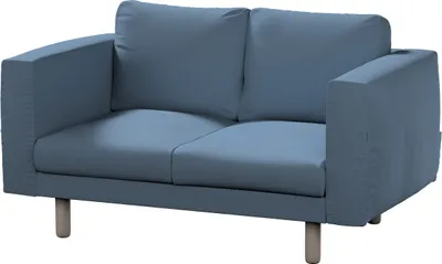 Produktbild von Dekoria Bezug für Norsborg 2-Sitzer Sofa, blau, Norsborg 2-Sitzer Sofabezug