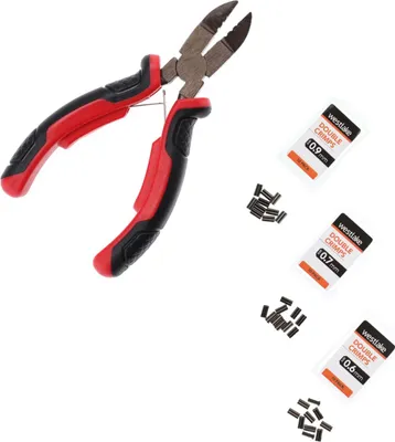 Zdjęcie produktu dla Szczypce Wędkarskie Zaciskowe Do Tulejek Mikado Crimp Tool Set