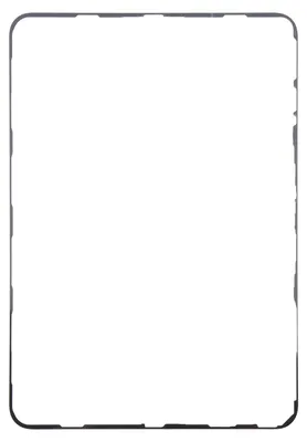 Immagine prodotto di Per Apple iPad Pro 11 pollici 2024 LCD Alloggiamento anteriore Parte di ricambio adesiva Nero