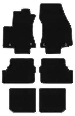 Immagine prodotto di Tappetini in moquette per OPel Zafira A 1999-2005 (Minivan 7osób) – set 4 pezzi, neri, su misura – Wielganizator BASIC