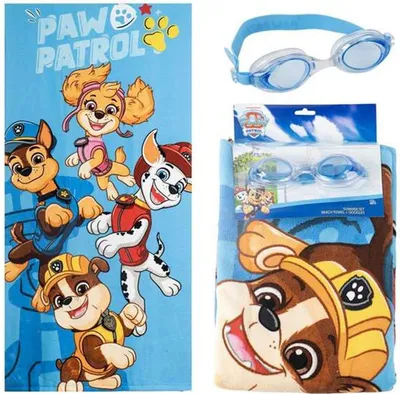 Obrázek produktu pro Plážová osuška The Paw Patrol modrá