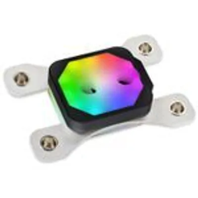Produktbild von Aqua Computer cuplex kryos NEXT RGBpx AM4/AM5 - Acetal+ 925 Silber schwarz - CPU-Kühler - AMD Sockel AM4 (Ryzen)