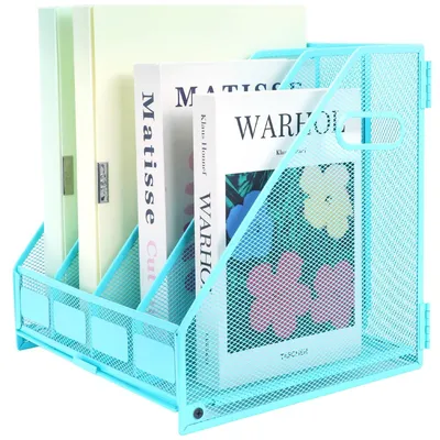 Immagine prodotto di Solidchoice - Organizzatore da scrivania in metallo con 4 scomparti