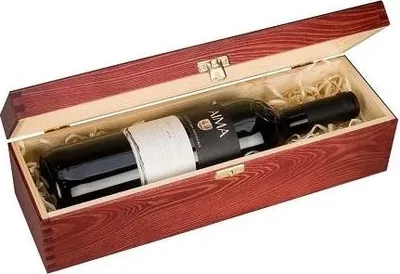 Produktbild von Holzgeschenkbox für Wein K-981