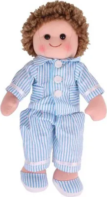 Obrázok produktu pre Bigjigs Toys Látková panenka Arthur 34 cm