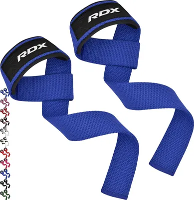 Produktbild von RDX Gewichthebergurte Kreuzheben Powerlifting, 5MM Neopren Handgelenkstütze, Anti-Rutsch 60CM Handgriff, Strapazierfähiges Bodybuilding Gewichtheben Workout
