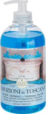 Zdjęcie produktu dla Nesti Dante Emozioni in Toscana tekuté mýdlo Mydło do rąk i twarzy Woda termalna 500 ml