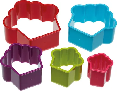 Produktbild von 5 Kunststoff Ausstecher Cupcake