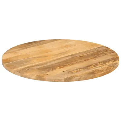 Immagine prodotto di Piano per Tavolo Ø 90x3,8 cm Rotondo in Legno Massello di Mango
