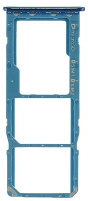 Produktbild von Samsung Galaxy A7 2018 (SM-A750F) Sim Karten Halter Tray Fach, Blau
