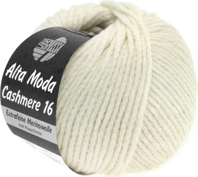 Produktbild von Lana Grossa Alta Moda Cashmere 16 016 Rohweiß 50g