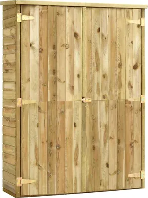 Immagine prodotto di vidaXL Capanno per attrezzi da giardino 123x50x171 cm in legno di pino impregnato