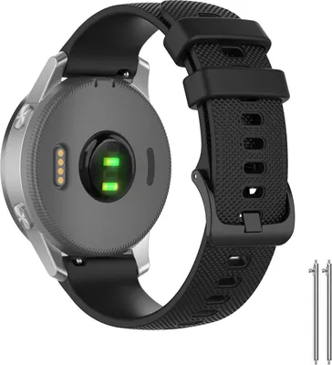 Produktbild von Silikon Armband, 20mm,Für Huawei Watch GT2 / GT3 / Wath 2,Samsung Galaxy Watch 4 / 5 / 6,Garmin Vivoactive 3 / Vivomove 3 / Vivomove HR,Forerunner