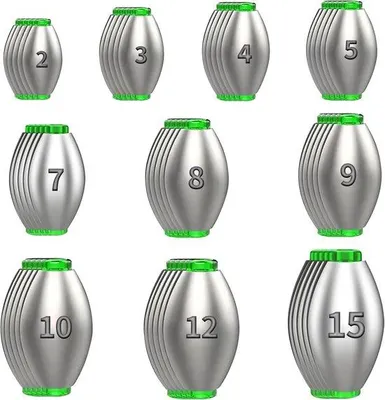Produktbild von Angelset Loodvissen Zubehör 50 Teile Set