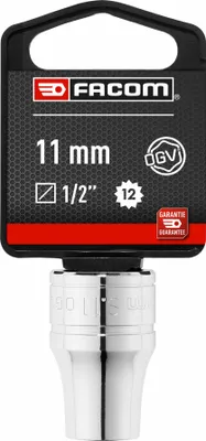 Obrázek produktu pro Nástrčný klíč Facom 1/2Z 12hranný 11mm, SB