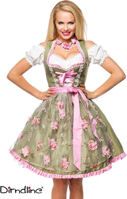 Produktbild von Dirndline - Dirndl mit Blumenschürze - L -