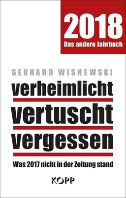 Produktbild von verheimlicht - vertuscht - vergessen 2018