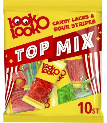 Produktbild von Look o Look Top Mix Süßigkeiten-Mix 215g – Frucht- und Lakritzbonbons