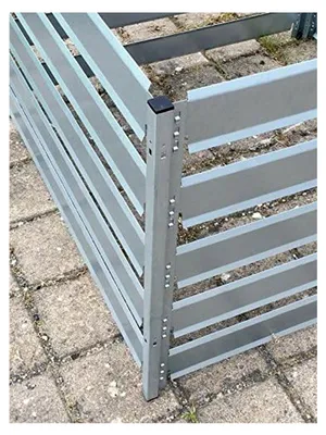 Produktbild von Metallkomposter 1,0 m x 1,0 m x 0,7 m
