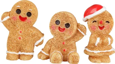 Produktbild von Miniatur Lebkuchenmänner "Cookie", 3 Stück
