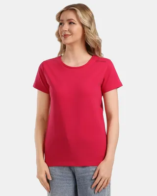 Produktbild von Damen-Baumwoll-T-Shirt Kilpi PROMO-W, ROSA, Größe 34