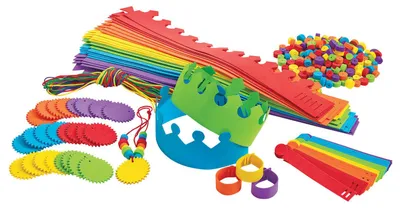 Obrázok produktu pre Súprava na výrobu penových šperkov Colourations - 72 kreatívnych projektov pre deti