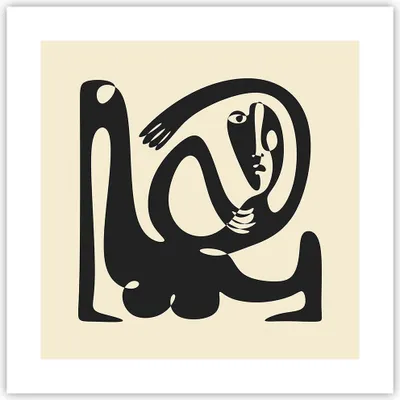 Produktbild von Poster - Poster ohne Rahmen - Surreal Charakter Kontrast - 40x40 cm - Wand Bild - Wanddeko - Wandbilder - Kunstposter - Wandposter - Bilder - Kunstdruck - Wanddekoration - Wandbild - P2XAC40x40-4615