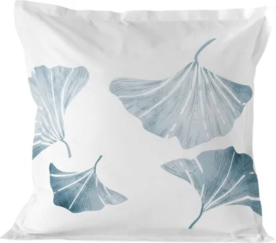 Produktbild von Ginkgo Kissenbezug  60x60 cm 100% Baumwolle Hergestellt in Europa