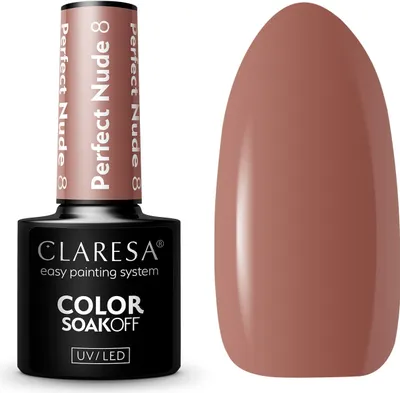 Zdjęcie produktu dla CLARESA Lakier hybrydowy PERFECT NUDE 8 -5g