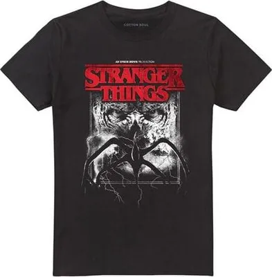 Immagine prodotto di Maglietta unisex di Stranger Things - Stagione 5 - Poster di Vecna Mindflayer, nera, taglia S