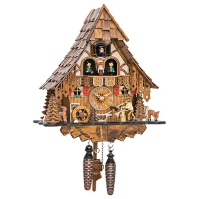 Produktbild von Engstler - 4661 QMT - Kuckucksuhr - Quarz - Nussbaum