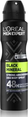 Produktbild von L'Oreal Men, Black Mineral, Deodorant, 150 ml